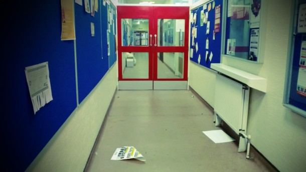 littered corridor